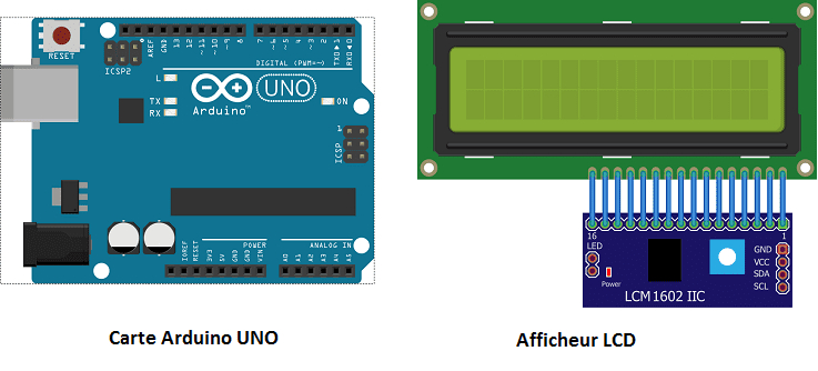 Afficher un texte sur l'afficheur I2C LCD 1602A avec Arduino