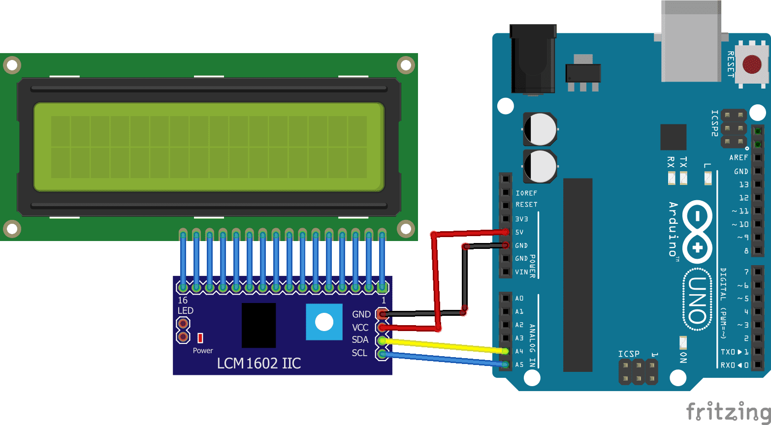 Arduino] Contrôlez votre Ecran LCD 16*2 et affichez différents messages via  un bouton(Code+Montage) 