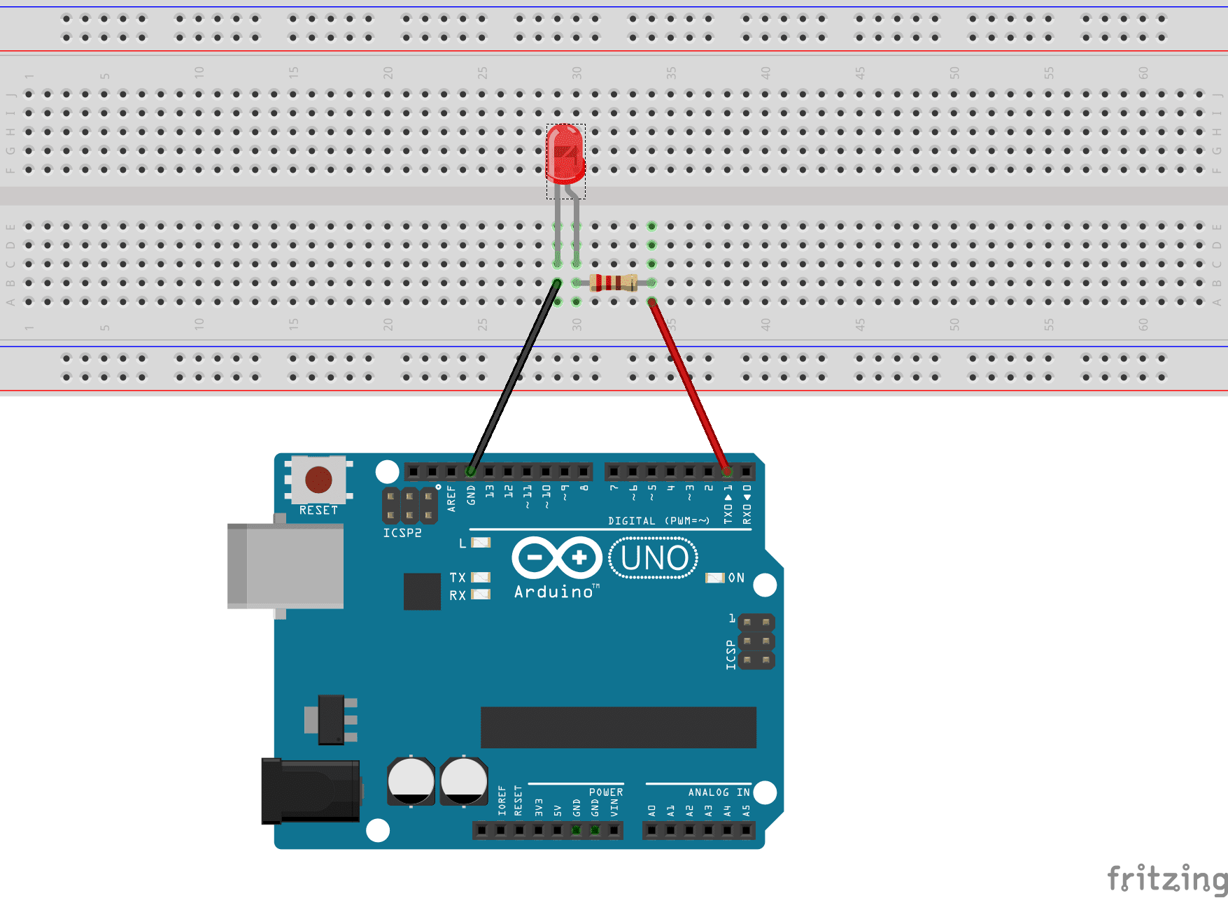 Allumer une LED par Arduino