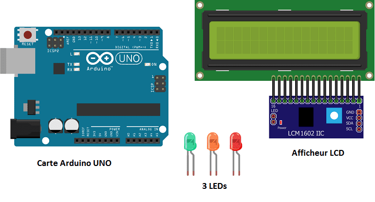 Arduino] Contrôlez votre Ecran LCD 16*2 et affichez différents messages via  un bouton(Code+Montage) 