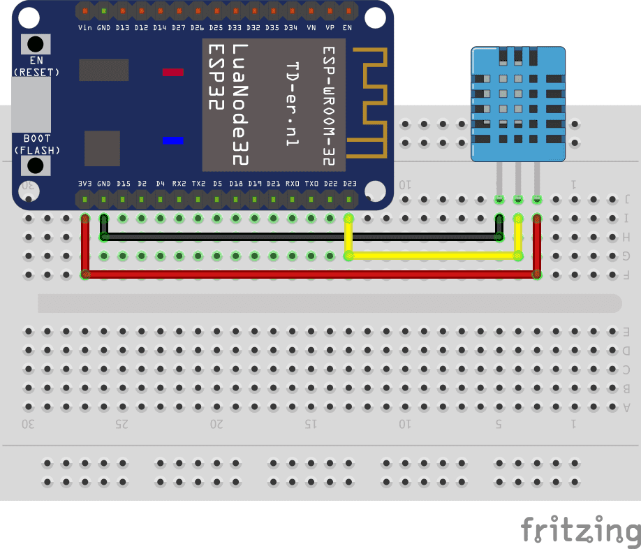 Fabriquer une sonde de température connectée wifi avec nodemcu et