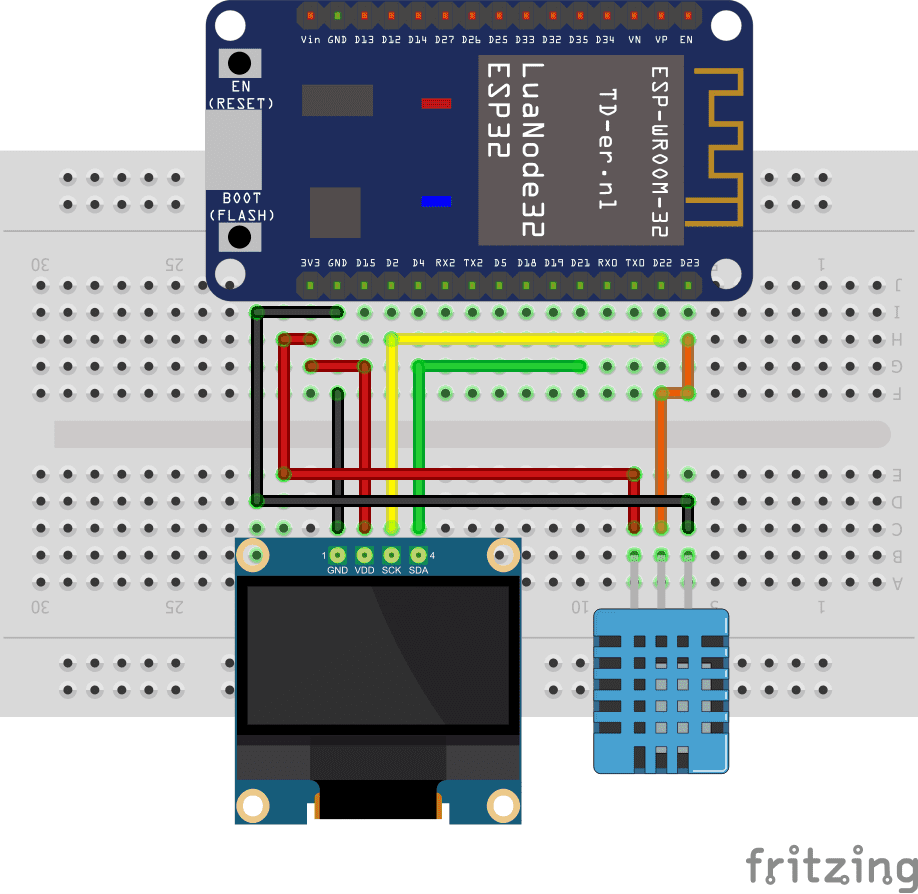 Fabriquer une sonde de température connectée wifi avec nodemcu et